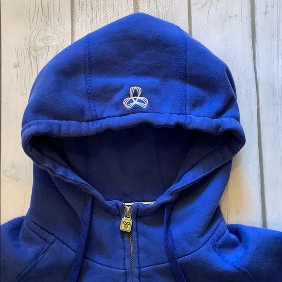 TNA Aritzia Blue Hoodie Size Small - Picture 2 of 8